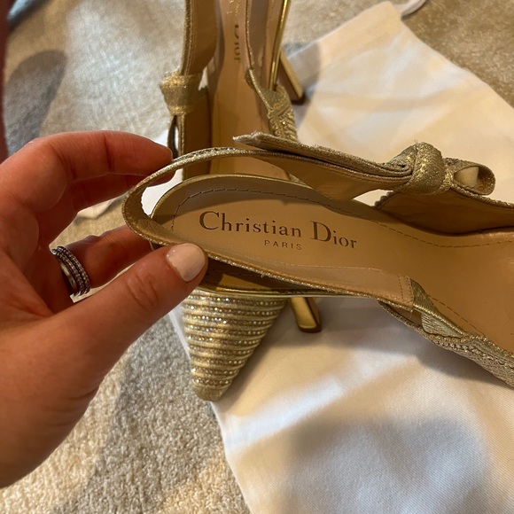 Dior Or J'Adior Slingback Pump Gold - Picture 6 of 8